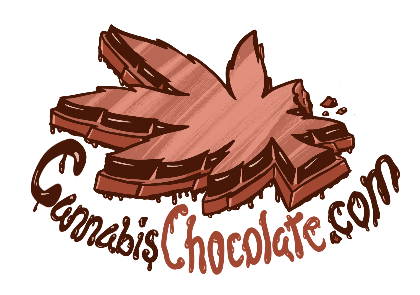 cannabis chocolate domain logo
